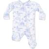 2 Way Zipper Footie, Golf Toile - Footie Pajamas - 1 - thumbnail