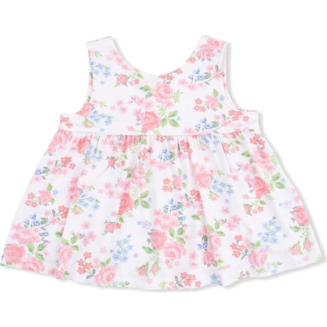Infant Dress with Bow and Bloomer, Cute Little Roses