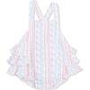 Ruffle Sunsuit, Tulip Stripe - Rompers - 1 - thumbnail