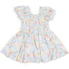 Smocked Twirly Dress and Bloomer, Georgia Floral - Dresses - 3 - thumbnail