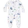 2 Way Zipper Footie, Golf Things - Footie Pajamas - 2