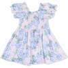 Smocked Twirly Dress and Bloomer, Hydrangeas - Dresses - 2