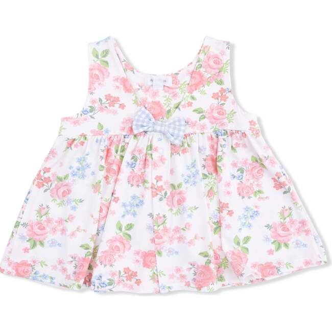 Infant Dress with Bow and Bloomer, Cute Little Roses - Dresses - 3