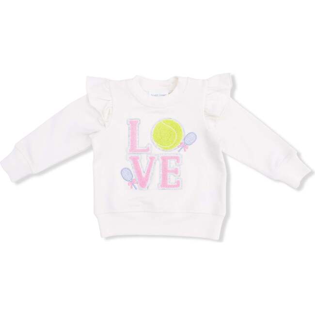 Ruffle Sweatshirt, Pretty Tennis