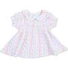Smocked Dress Set, Tulip Stripe - Dresses - 2