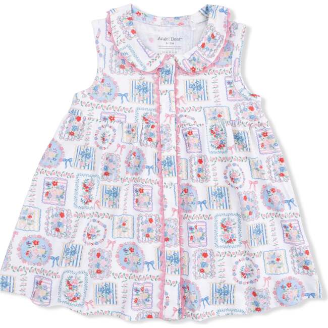 Jill Dress Sleeveless with Bloomer, Julep's Floral Patchwork