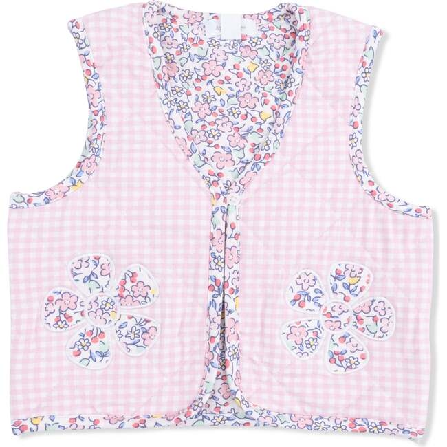Quilted Vest, Elizabeth's Garden