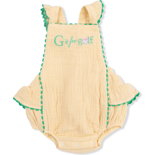 Ric Rac Ruffle Sunsuit, 'G' is for Golf