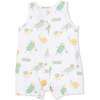 Sleeveless Shortie Romper, Pickles Playing Pickleball - Rompers - 2