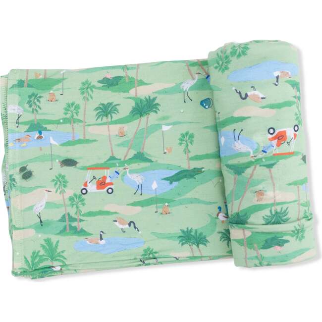 Swaddle Blanket, Golf Oasis Animals