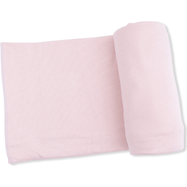 Swaddle Blanket, Solid Veiled Pink