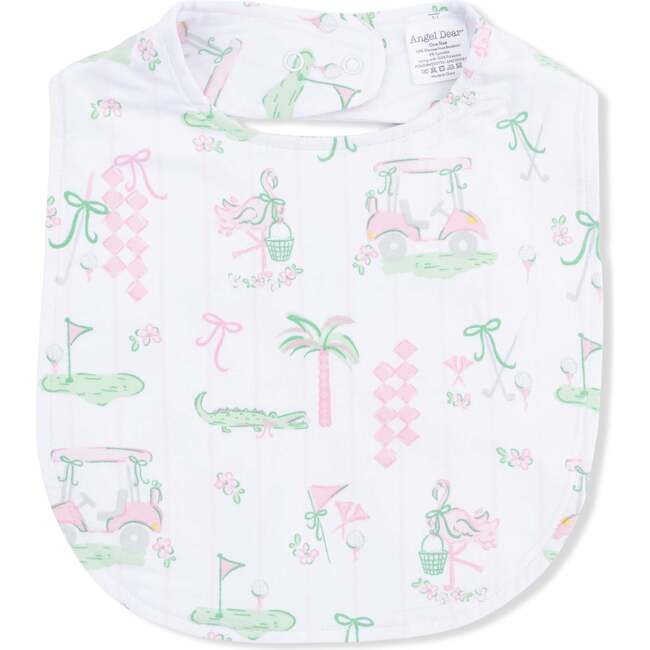 Feeding Bib, Pretty Golf