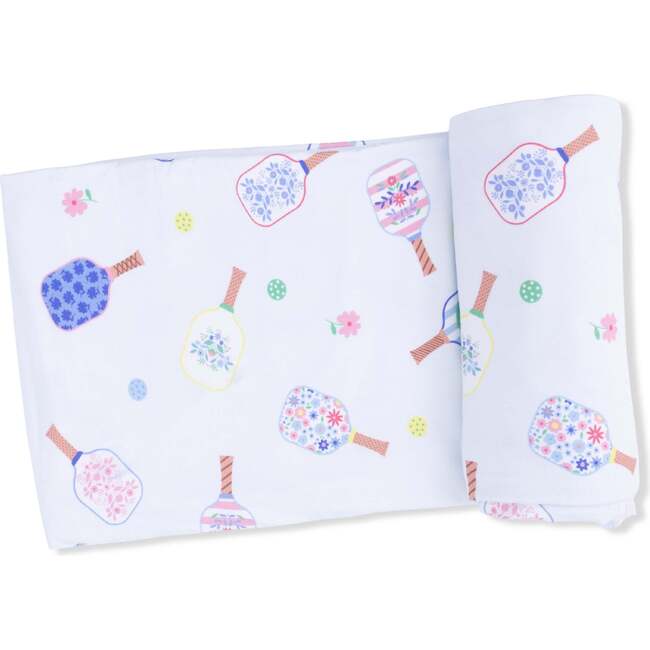 Swaddle Blanket, Floral Pickleball