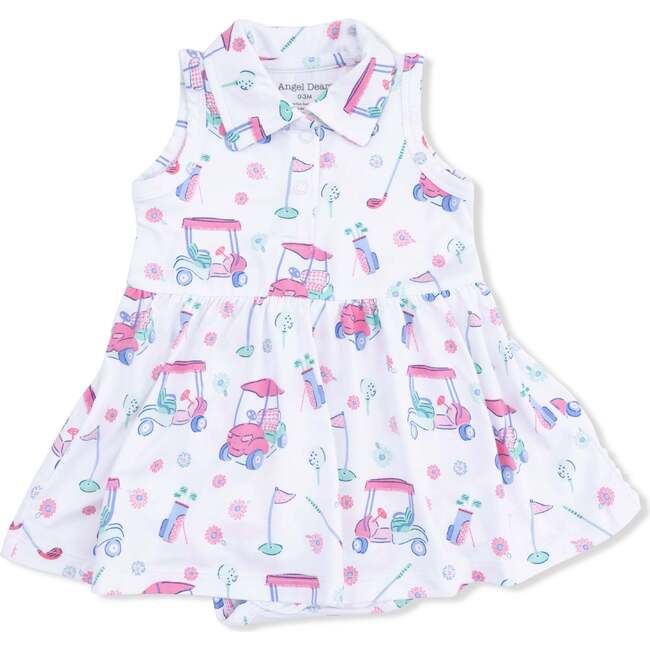 Polo Tennis Dress, Golf Carts and Flowers