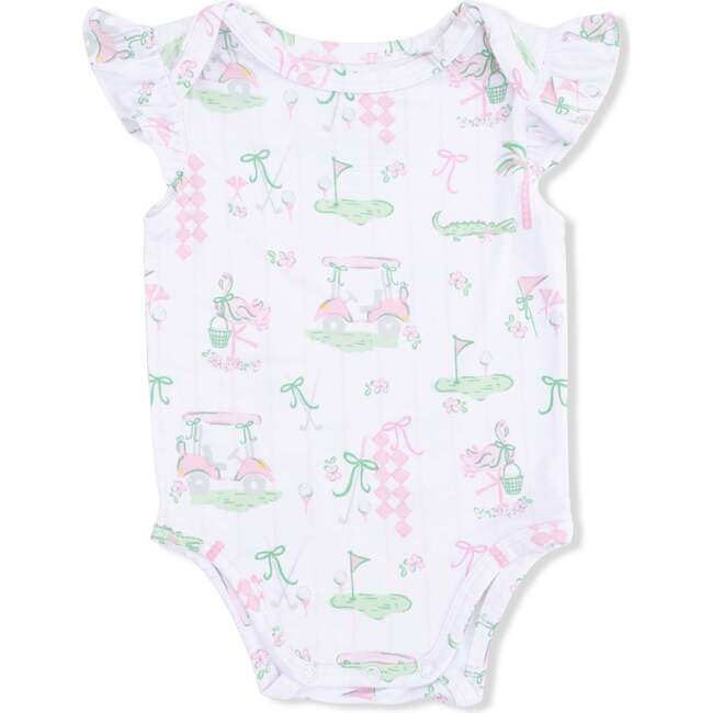 Ruffle Sleeve Bodysuit, Pretty Golf