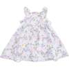 Paperbag Ruffle Sundress with Bloomer, Magnolias - Dresses - 2