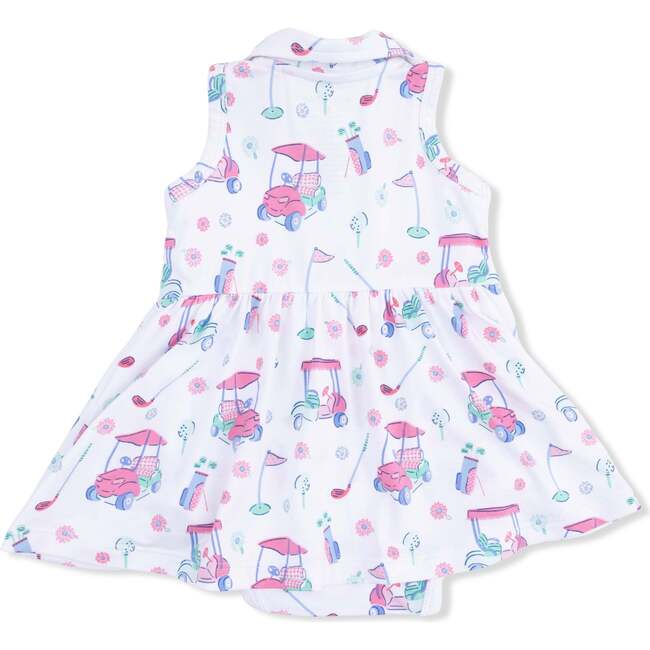 Polo Tennis Dress, Golf Carts and Flowers