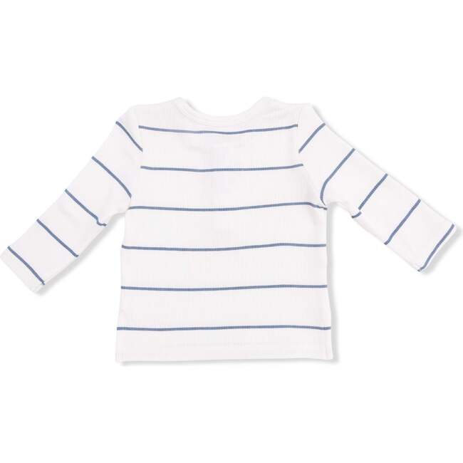 Long Sleeve Henley and Pant, Vintage Stripe