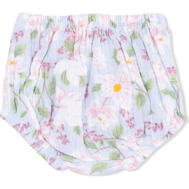 Paperbag Ruffle Sundress with Bloomer, Magnolias - Dresses - 3