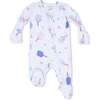 2 Way Zipper Footie, Floral Pickleball - Footie Pajamas - 1 - thumbnail