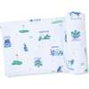Swaddle Blanket, Vintage Golf Carts Blue - Swaddles - 1 - thumbnail