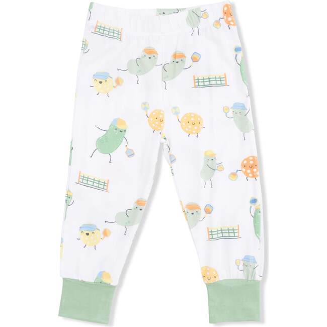 Short Sleeve Loungewear Set, Pickles Playing Pickleball - Mixed Apparel Set - 4