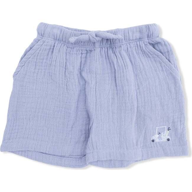 Polo with Casual Short, Golf Trellis Blue