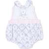 Ruffle Bubble, Golf Trellis Pink - Rompers - 2 - thumbnail