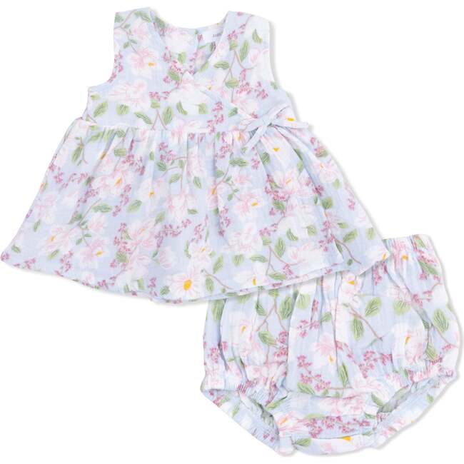 Kimono Dress and Bloomer, Magnolias