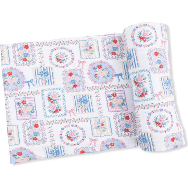 Swaddle Blanket, Julep's Floral Patchwork
