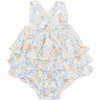 Ruffle Sunsuit, Georgia Floral - Rompers - 4
