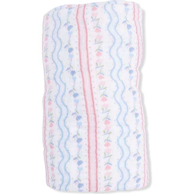 Swaddle Blanket, Tulip Stripe