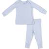Loungewear Set, Solid Niagara Mist Rib - Mixed Apparel Set - 1 - thumbnail