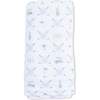 Swaddle Blanket, Golf Trellis Blue - Swaddles - 2 - thumbnail