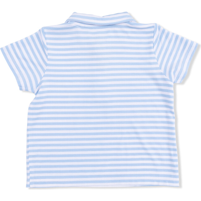 Polo with Casual Short, Striped Golf