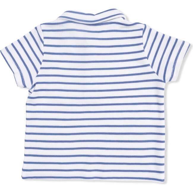 Polo with Everyday Short, Navy Stripe - Mixed Apparel Set - 4