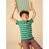 Striped Polo, VIRIDIAN - Polo Shirts - 2