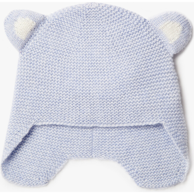 Newborn Teddy Hat, Pale Blue