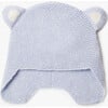 Newborn Teddy Hat, Pale Blue - Hats - 1 - thumbnail