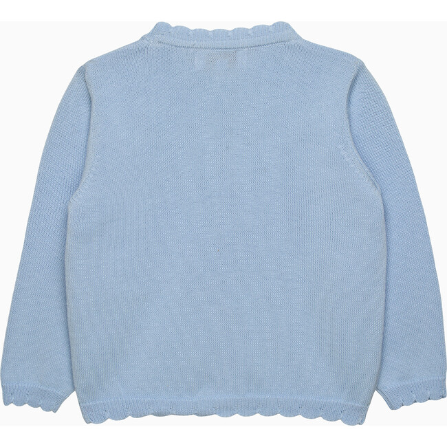 Swimming Duck Cardigan Cornflower Blue