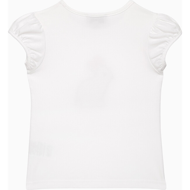 Nanzanin Bunny Jersey Top White/Pink Nazanin