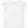 Nanzanin Bunny Jersey Top White/Pink Nazanin - T-Shirts - 2