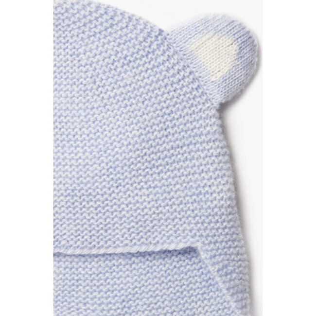 Newborn Teddy Hat, Pale Blue