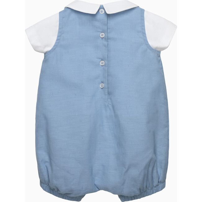 Jasper Guardsman Romper, French Blue