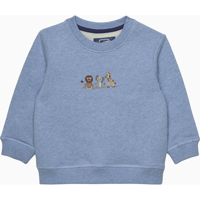 Augustus & Friends Sweatshirt, Pale Blue Marl