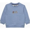 Augustus & Friends Sweatshirt, Pale Blue Marl - Sweatshirts - 1 - thumbnail