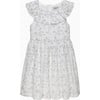 Butterfly Plumeti Wide Willow Dress, White/Multi - Dresses - 1 - thumbnail