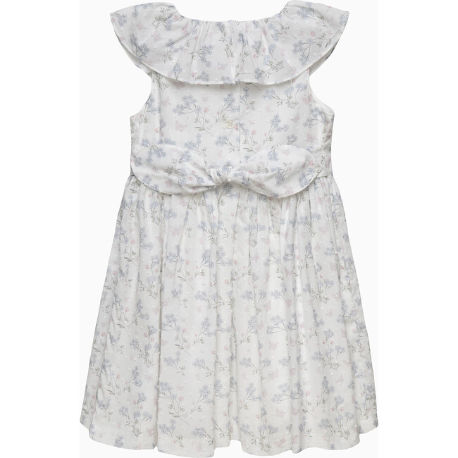 Butterfly Plumeti Wide Willow Dress, White/Multi