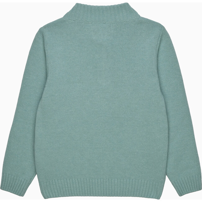 Calum Half Zip Jumper Teal