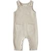 Teddy Fleece Overall, Stone - Overalls - 1 - thumbnail